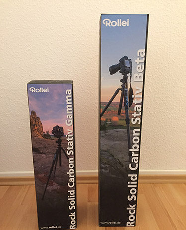 Rollei Rock Solid Beta oder Gamma Carbon Stativ – welches ist besser? Rollei Rock Solid Gamma und Beta Carbon Stative