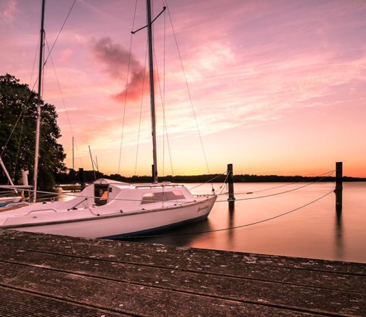 Urlaub auf dem Campingplatz am Plöner See ploen am see sonnenuntergang