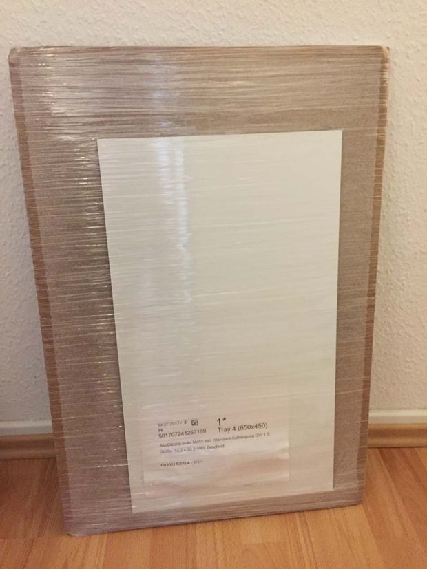 erfahrungen saal-digital alu-dibond wandbild verpackung