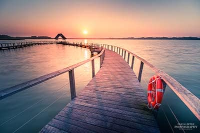 Früh morgens am Hemmelsdorfer See Hemmelsdorfer See im Sonnenaufgang