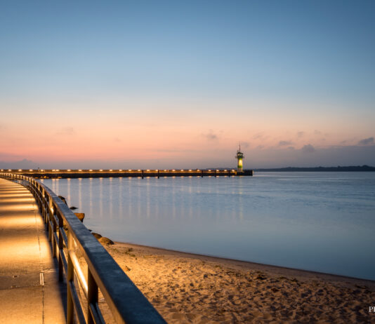 Sonnenaufgang in Travemünde an der Nordmole Sonnenaufgang in Travemünde an der Nordmole
